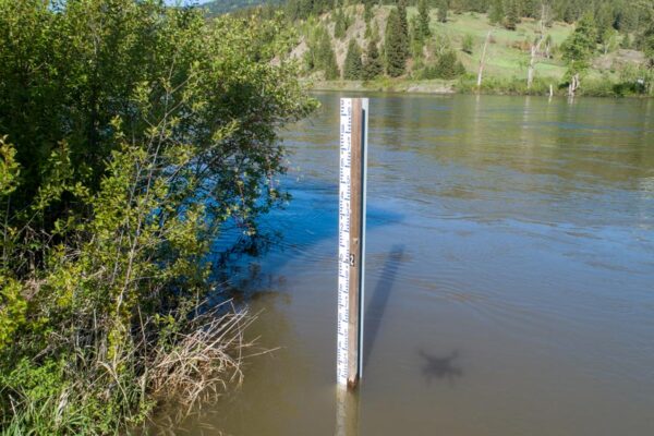 North Thompson River Little Fort May 12, 2018 Water Depth Measurement 1