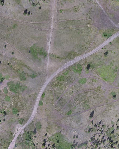Aerial ag orthomosaic map