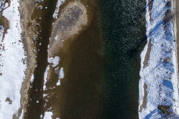 North Thompson River Barriere aerial view March 17, 2018 North Thompson River Barriere aerial view March 17, 2018