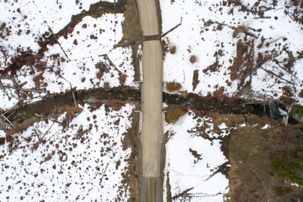 Firefox UAV Fishtrap Creek Aerial Photos Fishtrap Creek aerial view March 25, 2018