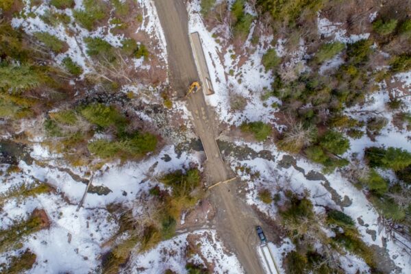 Jamieson Creek aerial view March 25, 2018 Jamieson Creek aerial view March 25, 2018