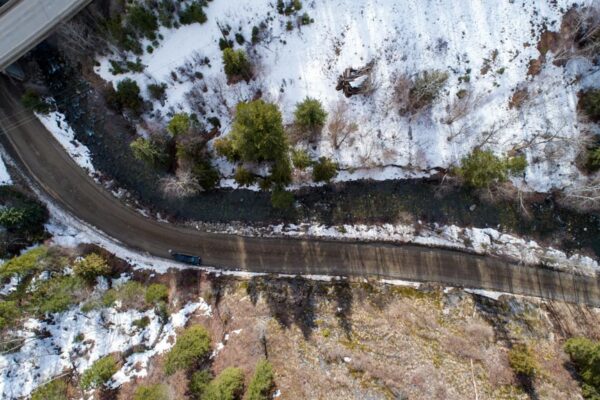 Lemieux Creek aerial view March 25, 2018