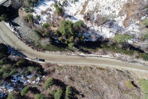Lemieux Creek aerial view March 30, 2018