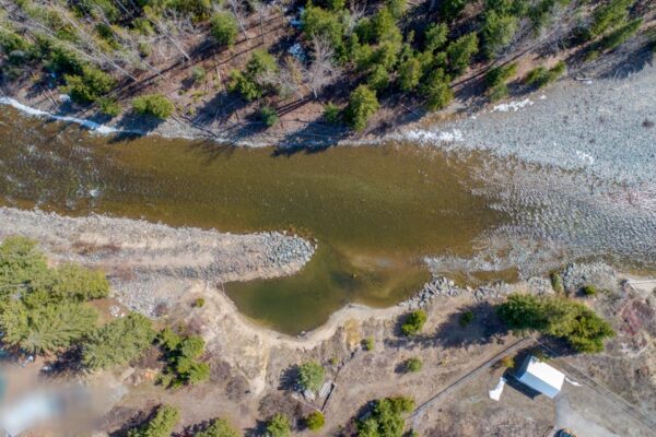 Firefox UAV Barriere River Aerial Photos Barriere River aerial view April 9, 2018