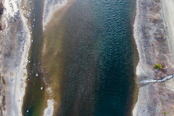 North Thompson River Barriere aerial view April 9, 2018 North Thompson River Barriere aerial view April 9, 2018