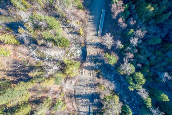 Jamieson Creek aerial view April 19, 2018 Jamieson Creek aerial view April 19, 2018