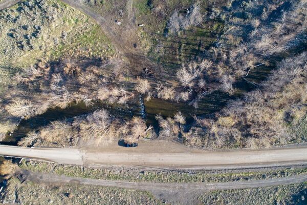 UAV aerial photos at Tranquille River UAV aerial photography at Tranquille River