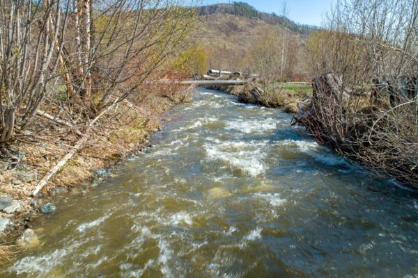 Firefox UAV Fishtrap Creek Aerial Photography Fishtrap Creek ground level view April 27, 2018