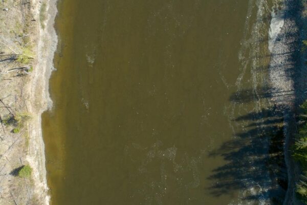 North Thompson River Barriere aerial view April 27, 2018 North Thompson River Barriere aerial view April 27, 2018