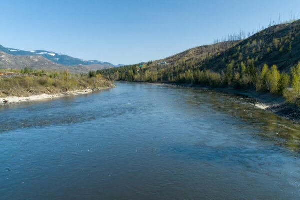North Thompson River Barriere oblique view April 27, 2018 North Thompson River Barriere oblique view April 27, 2018