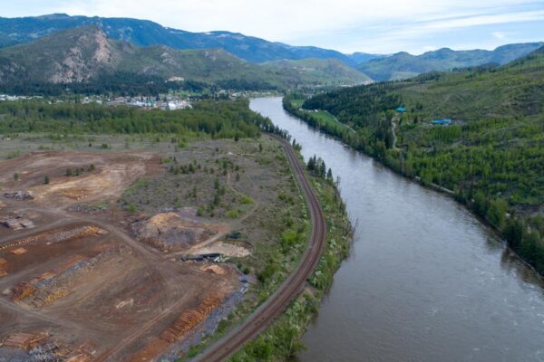North Thompson River Barriere oblique view May 8, 2018 North Thompson River Barriere oblique view May 8, 2018