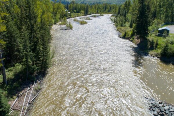 Barriere River oblique aerial view May 12, 2018 Barriere River oblique aerial view May 12, 2018