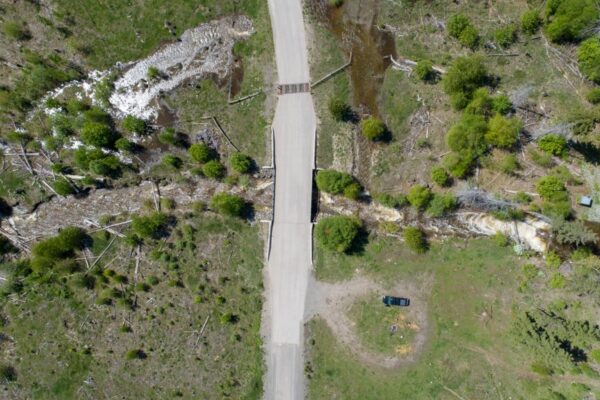 Fishtrap Creek May 12, 2018 Fishtrap Creek aerial view May 12, 2018