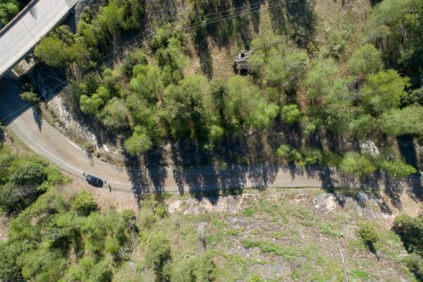 Lemieux Creek aerial view May 12, 2018