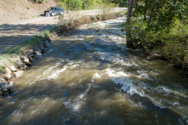 Lemieux Creek oblique aerial view May 12, 2018
