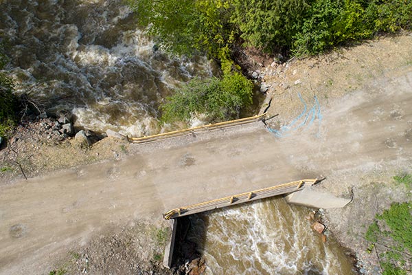 Jamieson Creek Forest Services Road status report May 12, 2018