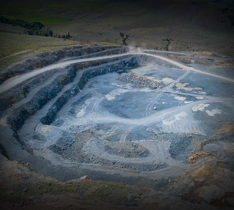 IG Machine & Fibers UAV Aerial Photo of Mine