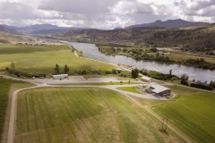 Firefox UAV Aerial Photos at Harpers Trail Estate Winery and Vineyard