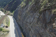 Firefox UAV Tank Hill Rock Slope Stabilization Inspection